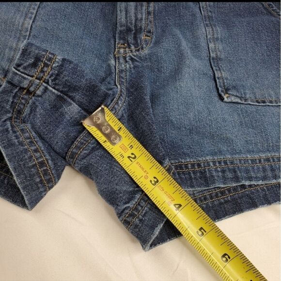 8 AEO AMERICAN EAGLE OUTFITTERS CARGO BLUE DENIM JEAN SHORTS medium - Picture 4 of 9